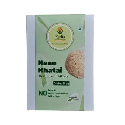 Radix Nutritive® Gluten-free Naan Khatai Millet Cookies. Veg. 200 gms