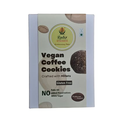 Radix Nutritive® Gluten-free Vegan Coffee Sesame Millet Cookies. Veg. 200 gms