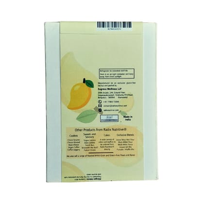 Radix Nutritive® Gluten-free Mango Cookies. Veg. 200 gms