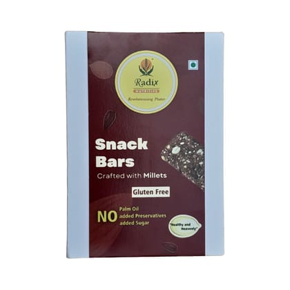 Radix Nutritive® Gluten-free Vegan Millet Snack Bar. Veg. 250 gms. Natural Product