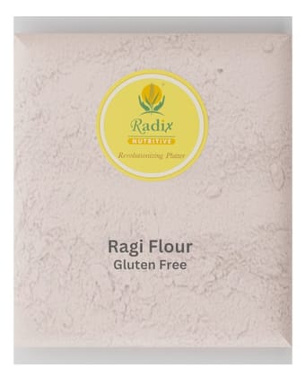 Radix Nutritive® Unpolished Ragi flour. Natural Product. Gluten-free