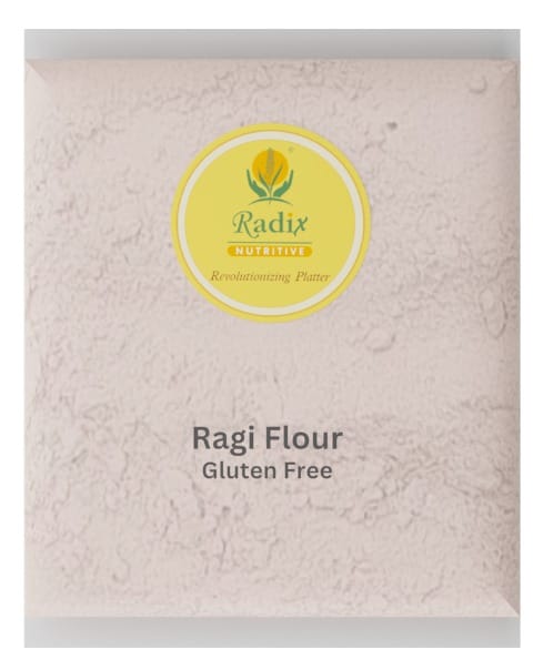 Radix Nutritive® Unpolished Ragi flour. Natural Product. Gluten-free