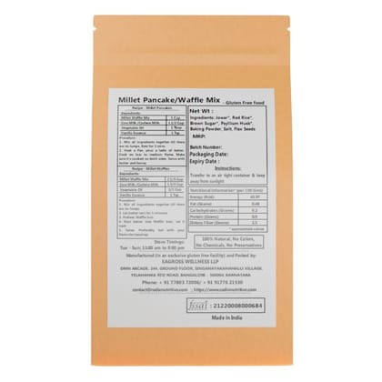 Radix Nutritive® Gluten-free Millet Pan Cake and Waffle Mix. Veg