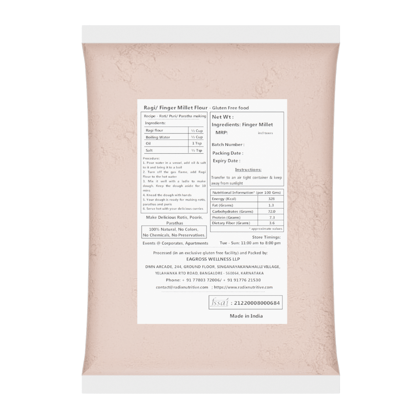 Radix Nutritive® Unpolished Ragi flour. Natural Product. Gluten-free