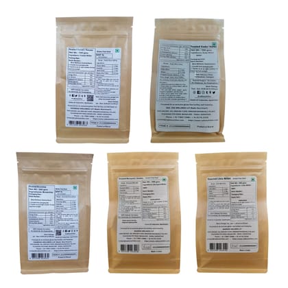 Radix Nutritive® Unpolished Small Millets. 500 gms. Natural Products