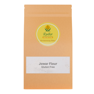 Radix Nutritive® Unpolished Jowar flour. Natural Product. Gluten-free