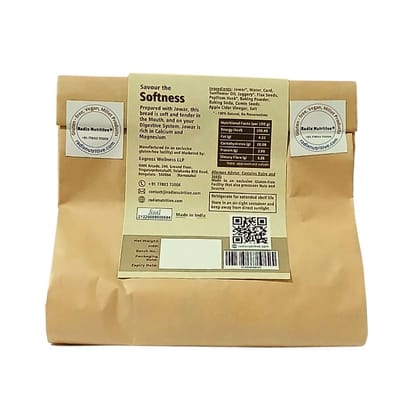 Radix Nutritive® Jowar Millet Bread. Gluten Free and Yeast Free