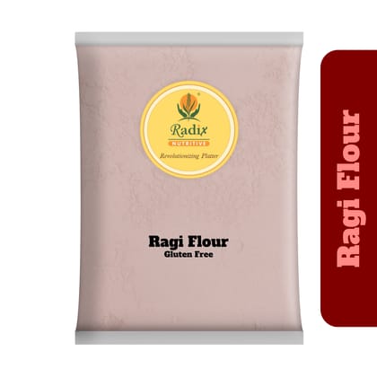 Radix Nutritive® Unpolished Ragi flour. Natural Product. Gluten-free